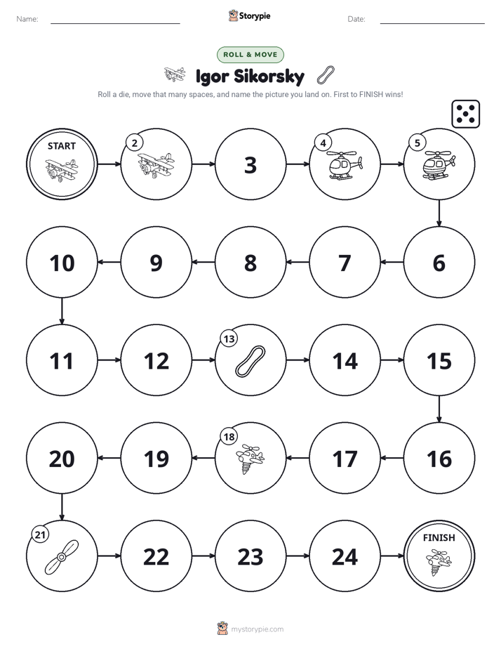 Roll & Move Game