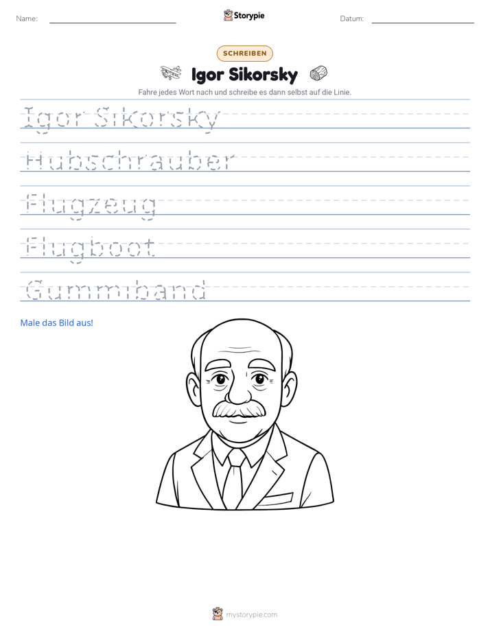 Schreibübung
