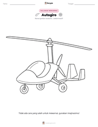 Prabaca lembar kerja cetak Autogiro