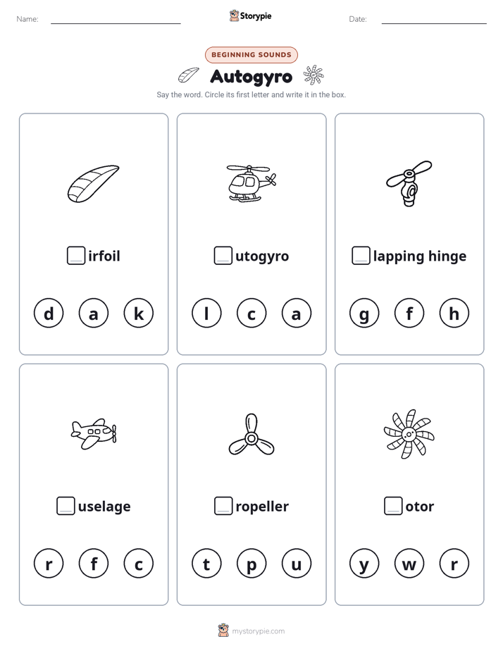 Beginning Sounds