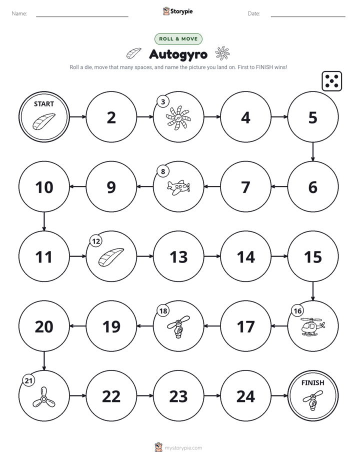 Roll & Move Game
