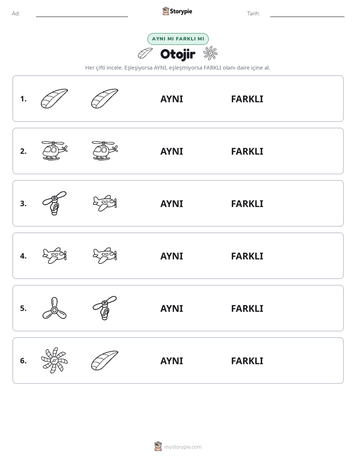 Aynı mı Farklı mı