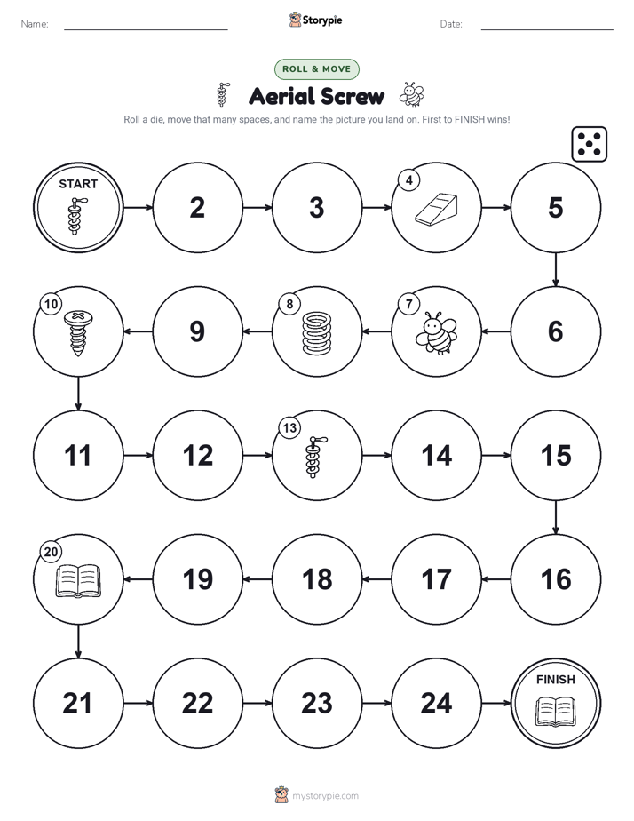 Roll & Move Game