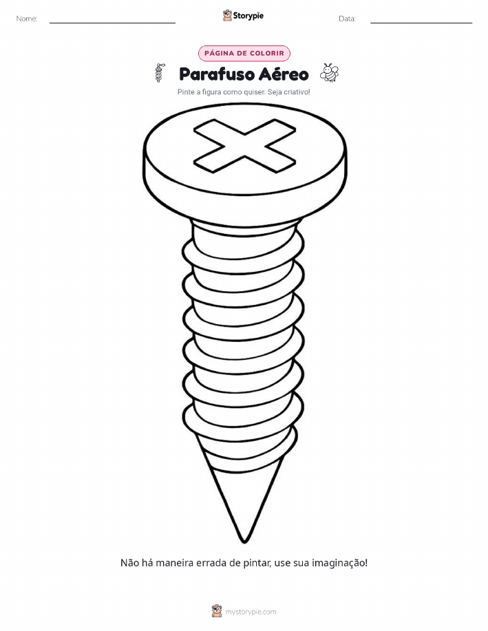 Página para colorir