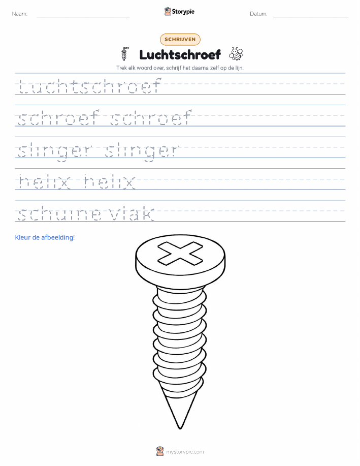 Schrijf Oefening