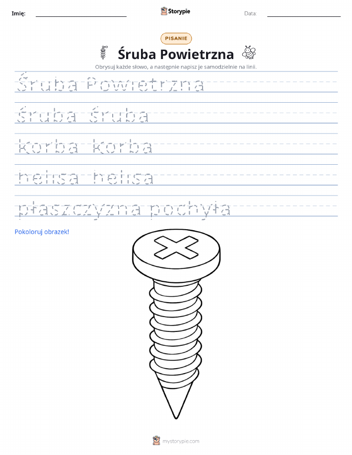 Ćwiczenie Pisania