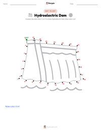 Hydroelectric Dam printable worksheet preview