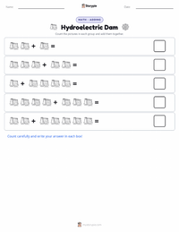 Hydroelectric Dam printable worksheet preview