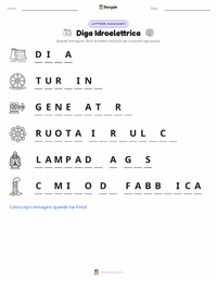 Anteprima della scheda stampabile di Diga Idroelettrica