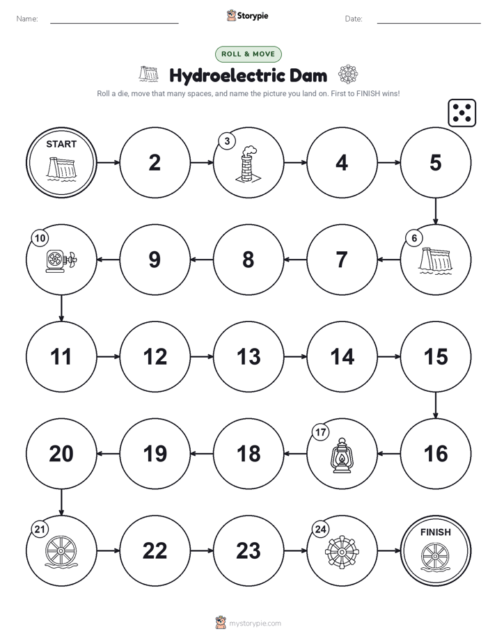 Roll & Move Game