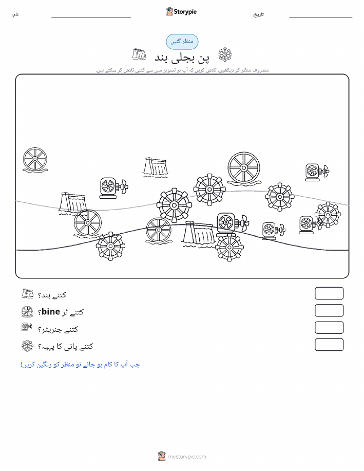 گنتی کا منظر