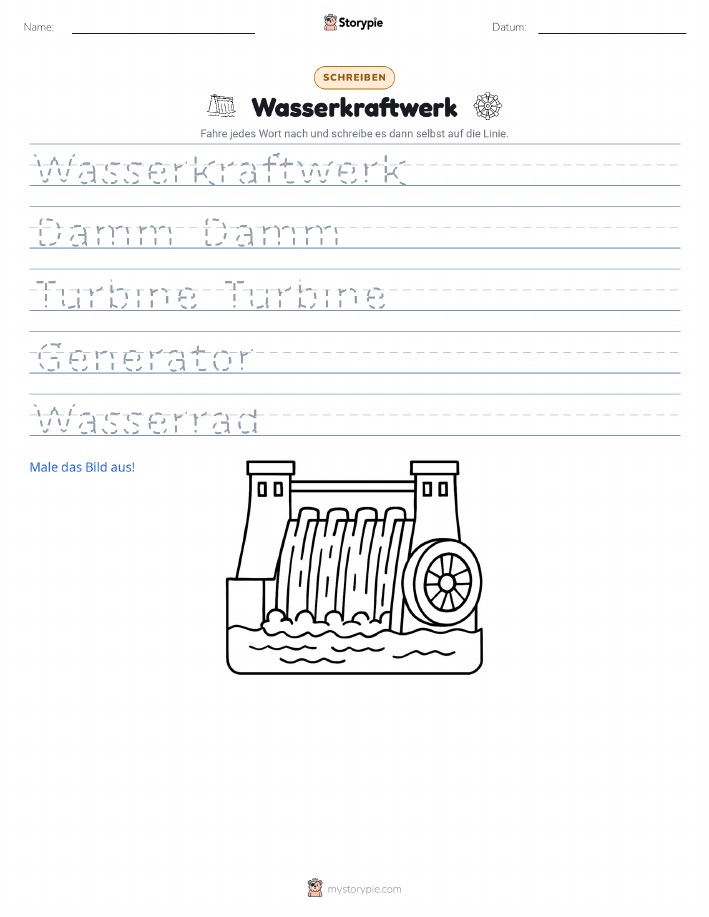 Schreibübung