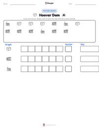 Hoover Dam printable worksheet preview