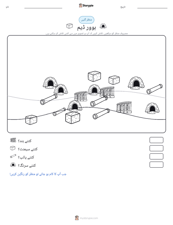گنتی کا منظر