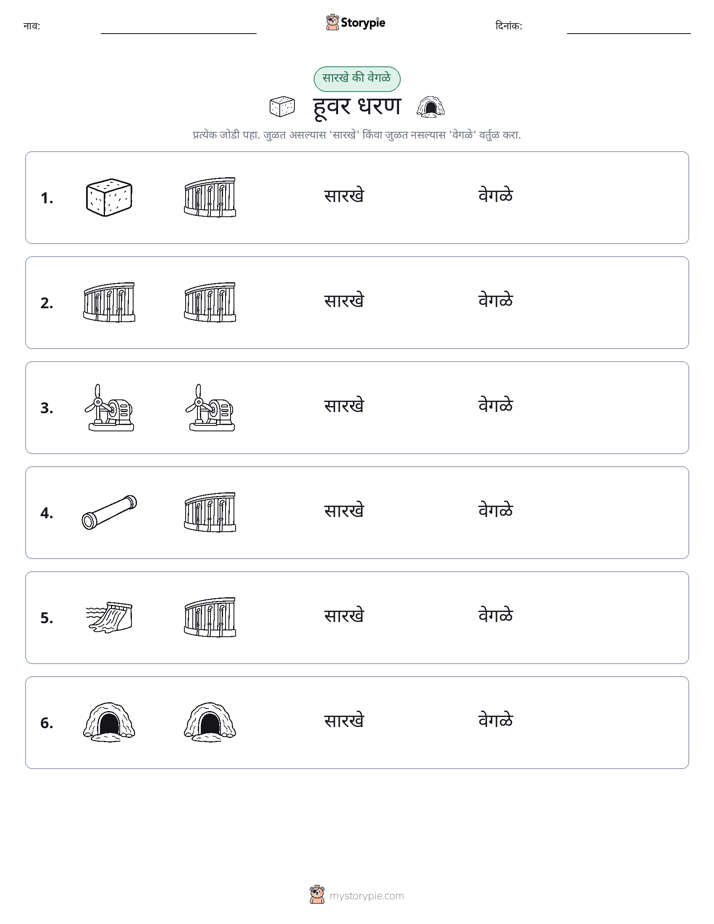 समान की भिन्न