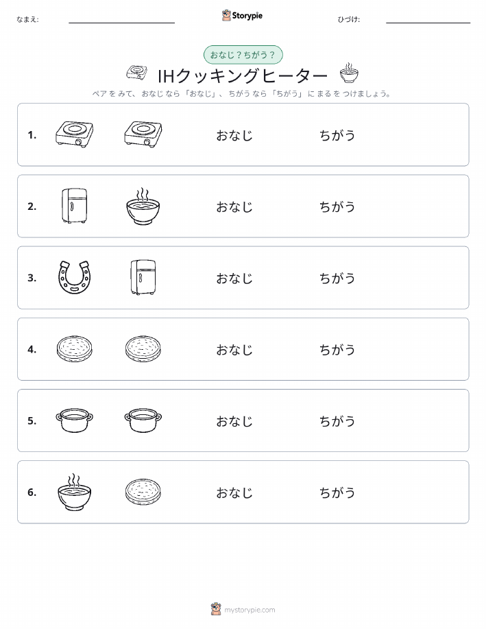 同じか違うか