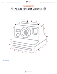 Şipşak Fotoğraf Makinesi yazdırılabilir çalışma sayfası önizlemesi