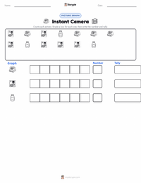 Instant Camera printable worksheet preview