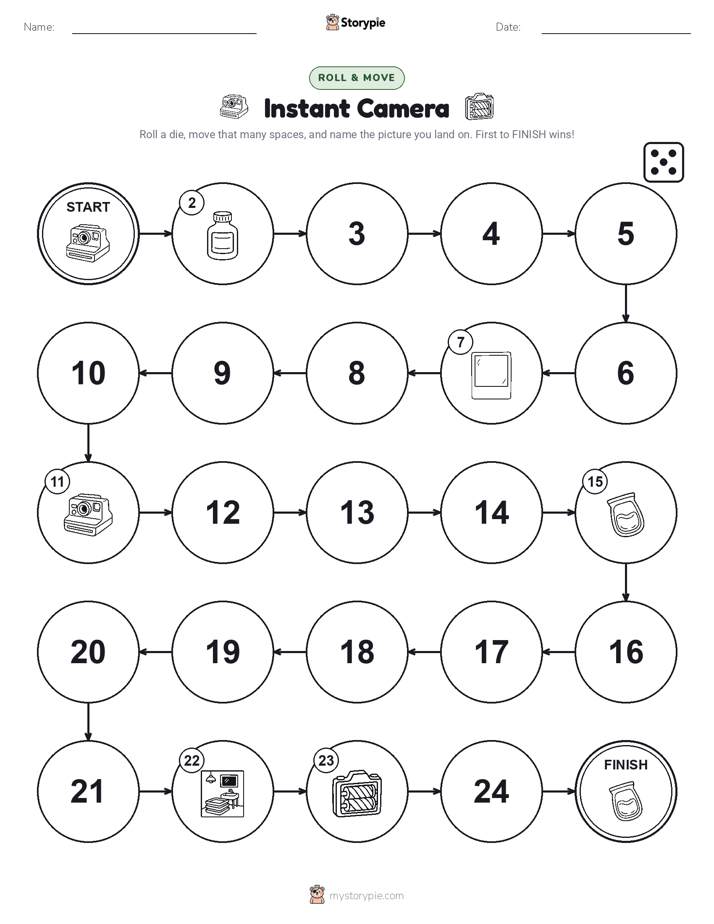 Roll & Move Game