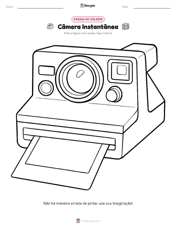 Página para colorir