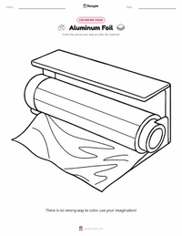 Aluminum Foil printable worksheet preview