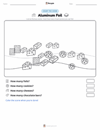 Aluminum Foil printable worksheet preview