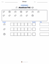Aluminum Foil printable worksheet preview