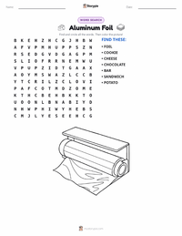 Aluminum Foil printable worksheet preview