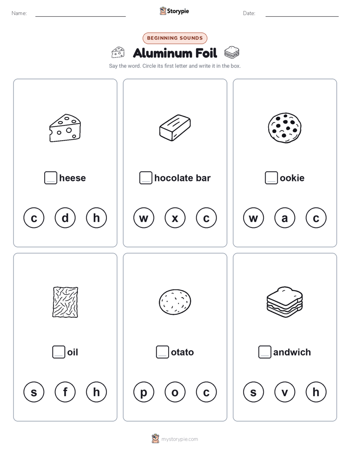 Beginning Sounds