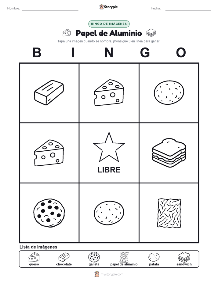 Bingo de Imágenes