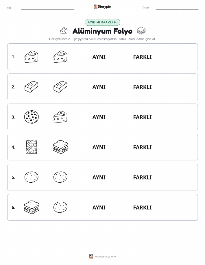 Aynı mı Farklı mı