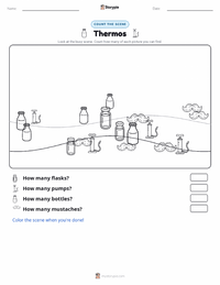 Thermos printable worksheet preview