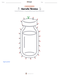 Prévia da folha de atividades imprimível Thermos