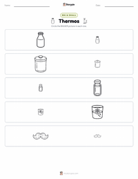 Thermos printable worksheet preview