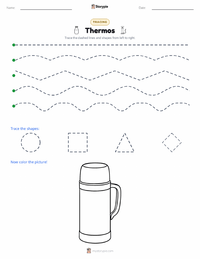 Thermos printable worksheet preview