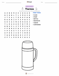 Thermos printable worksheet preview