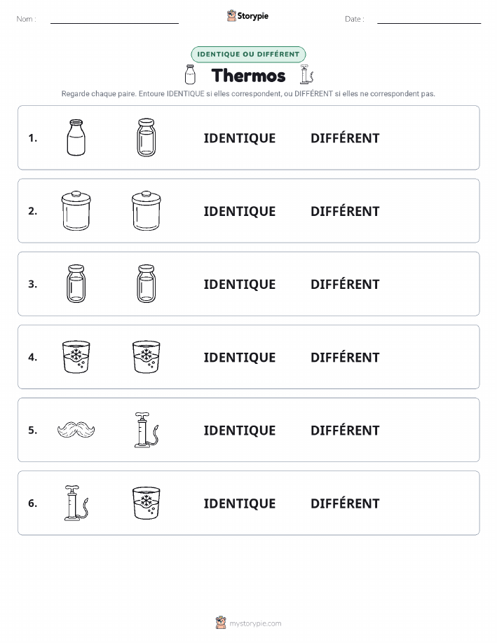 Identique ou Différent