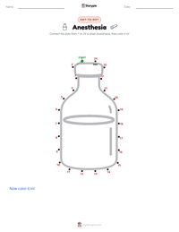 Anesthesia printable worksheet preview