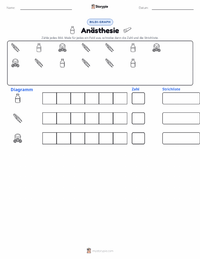 Anästhesie druckbare Arbeitsblatt Vorschau