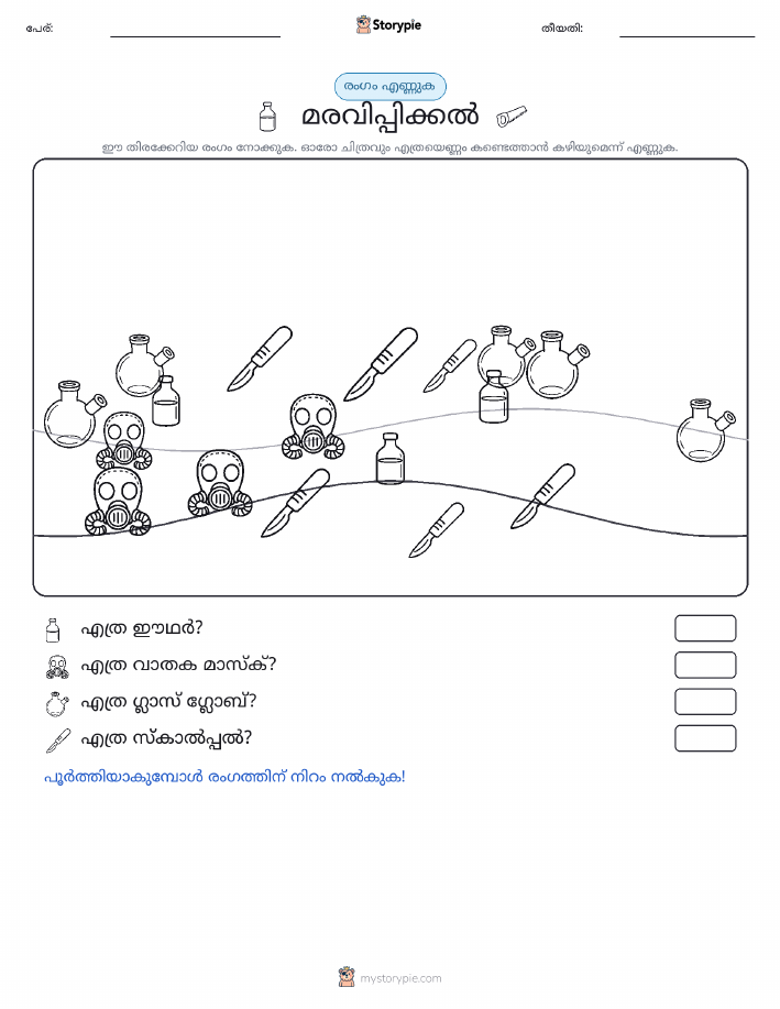 എണ്ണുന്ന ദൃശ്യങ്ങൾ