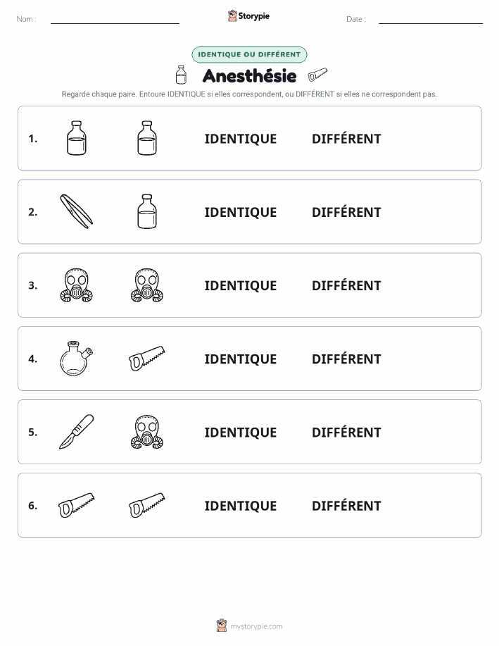Identique ou Différent