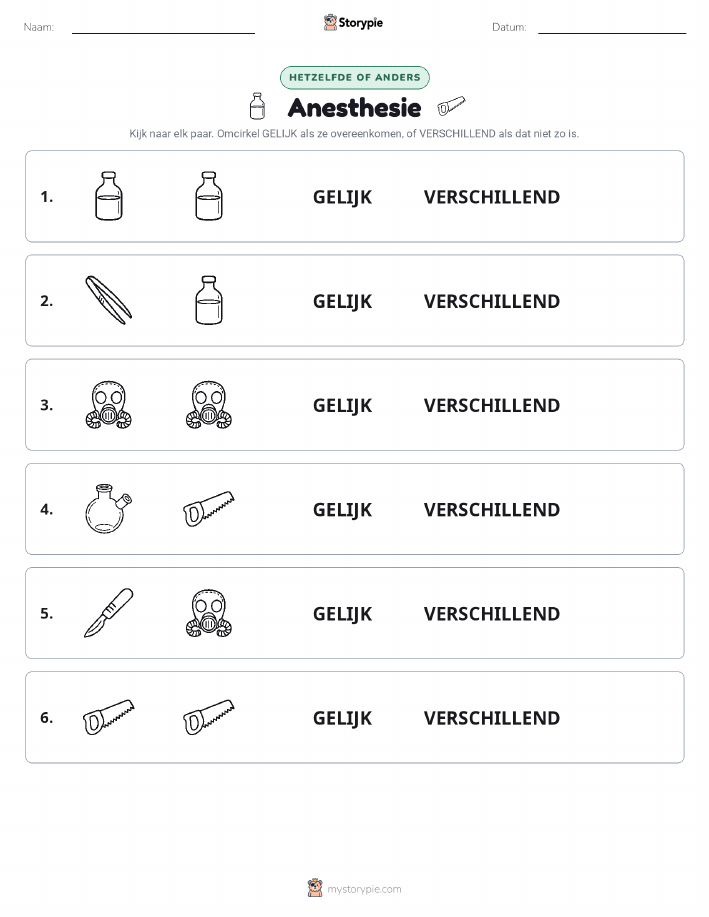 Zelfde of Verschillend