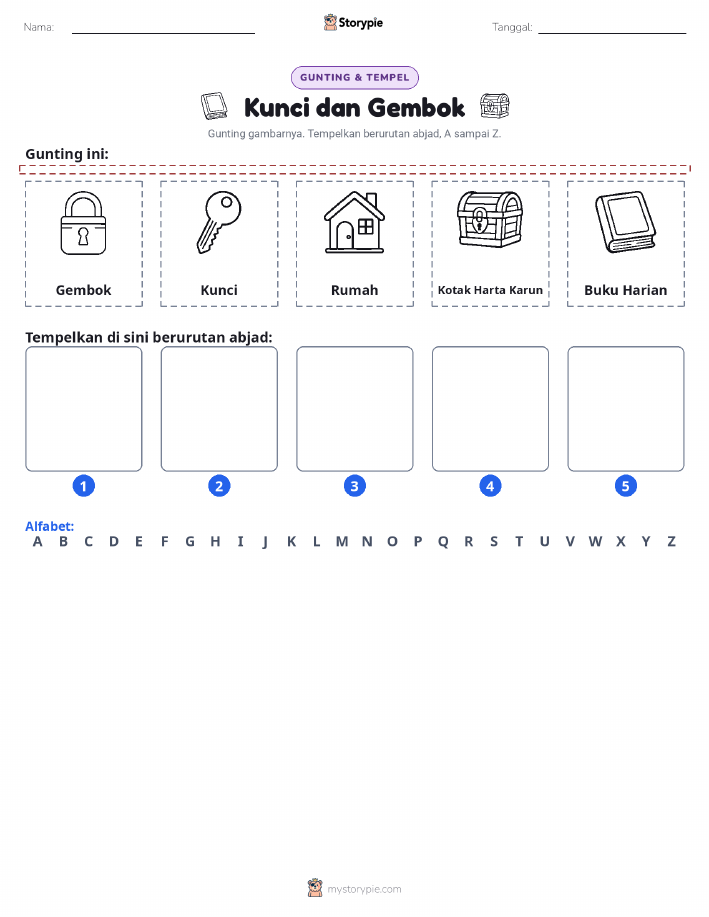 Potong & Tempel Huruf