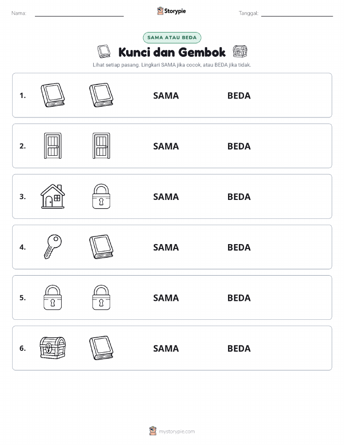 Sama atau Berbeda
