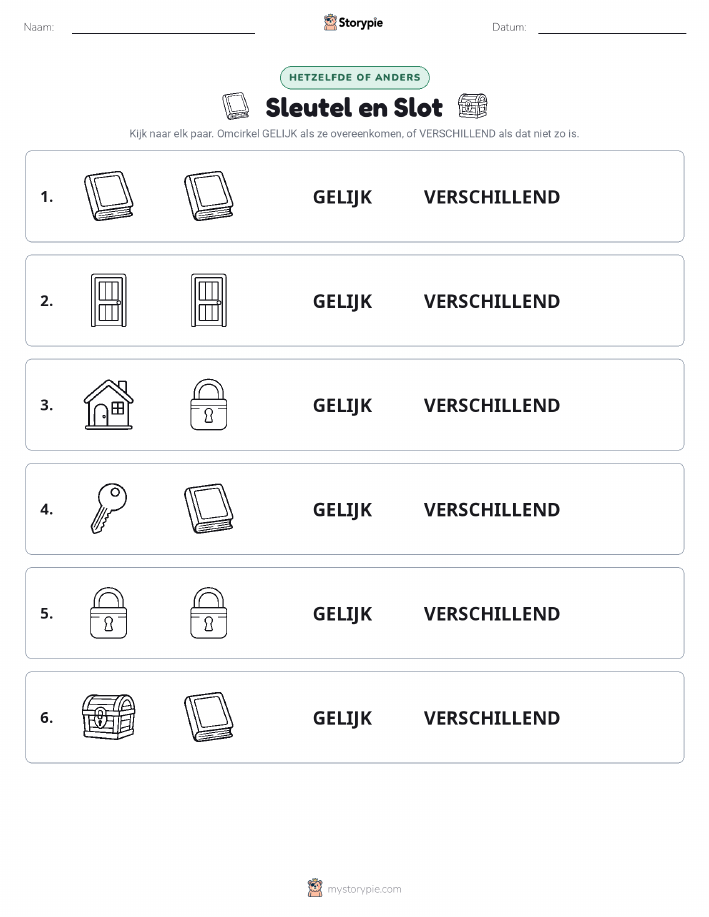 Zelfde of Verschillend