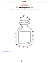 Antisepsis druckbare Arbeitsblatt Vorschau