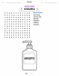 Anteprima della scheda stampabile di Antisettico
