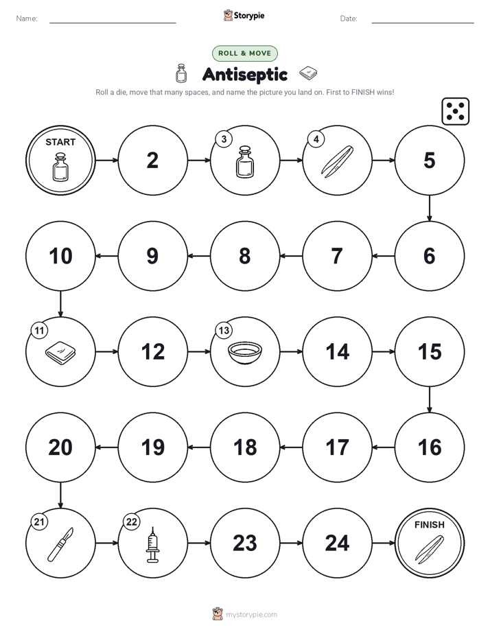 Roll & Move Game