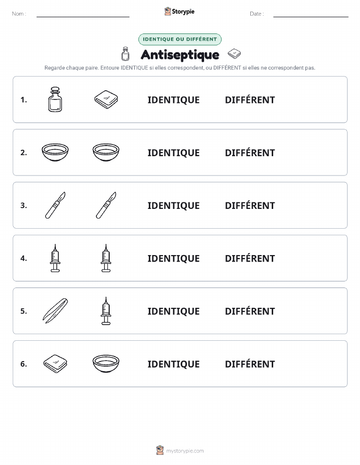 Identique ou Différent