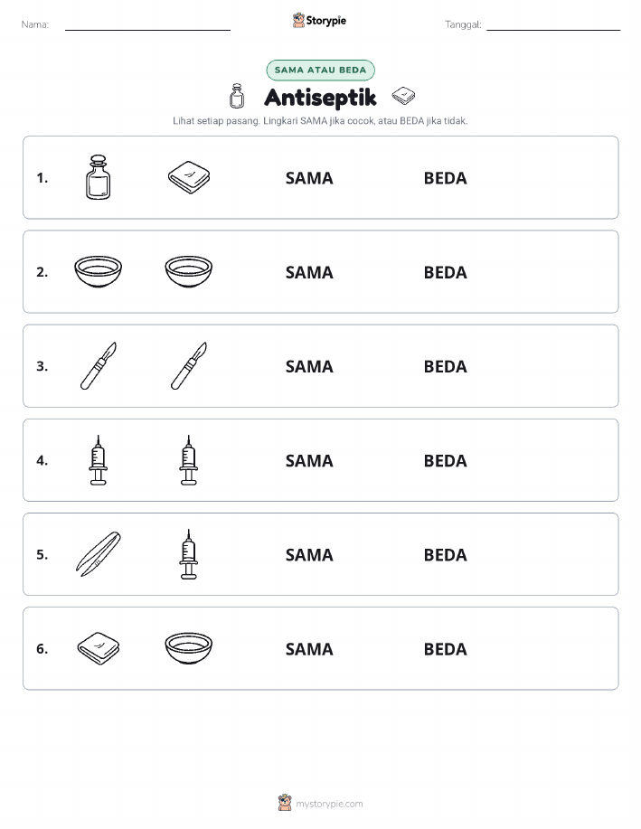 Sama atau Berbeda